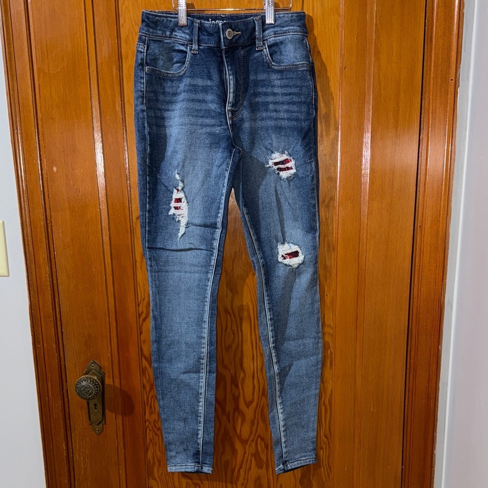 Maurice’s Stylish Blue Distressed Women Jeans